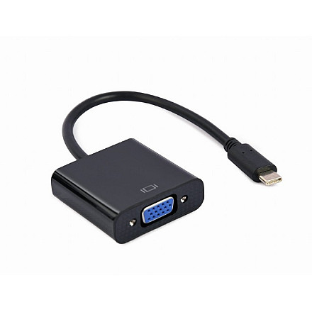 Cablexpert | Kabel przejściowy z USB typu C na VGA | A-CM-VGAF-01 | Czarny | USB typu C | VGA | 0,15 m - 1