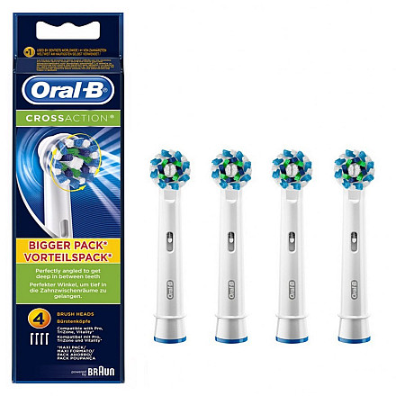Oral-B | EB50-4 | Toothbrush replacement | Heads | For adults | Number of brush heads included 4 | Number of teeth brushing modes Does not apply - 2