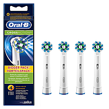 Oral-B | EB50-4 | Toothbrush replacement | Heads | For adults | Number of brush heads included 4 | Number of teeth brushing modes Does not apply