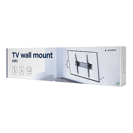 Gembird | Uchwyt ścienny | WM-55T-02 | 32-55 " | Maksymalna waga (udźwig) 40 kg | Czarny - 4