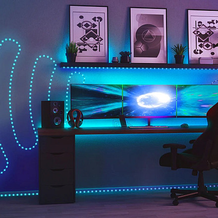 Twinkly|Dots Smart LED Lights 200 RGB (Multicolor), 10m, Transparent|RGB - 16M+ kolorów - 7