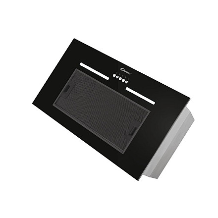 Candy | Okap | CPY5MBG | Okap | Klasa efektywności energetycznej C | Szerokość 52 cm | 298 m³/h | Sterowanie mechaniczne | LED | Czarne szkło - 2