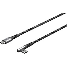 Goobay | 64659 Кабель tekstylny USB-C для USB-C з metalowymi wtyczkami, 1 m | USB-C для USB-C
