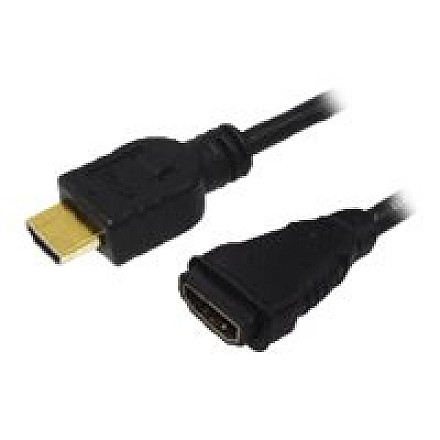Logilink Кабель HDMI typ A чоловічий - HDMI typ A жіночий чорний - 2