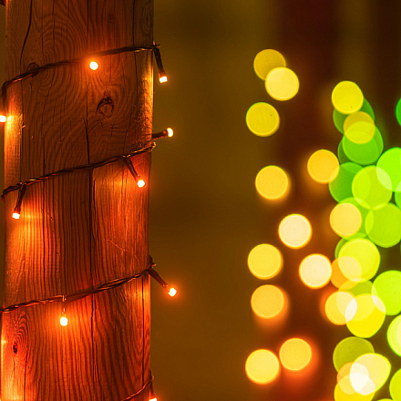 Twinkly|Strings Smart LED Lights 100 RGB (Multicolor), 8m, czarny przewód|RGB - 16M+ kolorów - 6