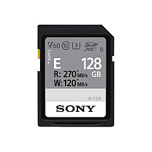 Sony | Karta pamięci UHS-II SDXC | SF-E | 128 GB | SDXC | Pamięć flash klasy 10, U3, V60