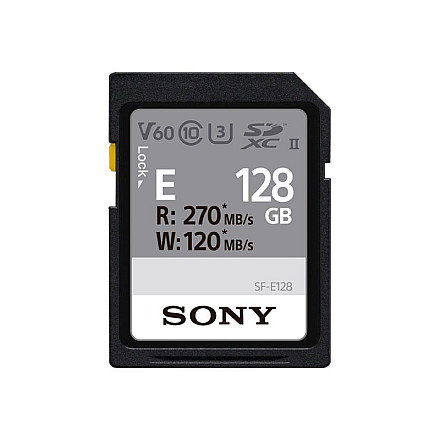 Sony | Karta pamięci UHS-II SDXC | SF-E | 128 GB | SDXC | Pamięć flash klasy 10, U3, V60 - 1