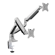 Logilink BP0043 Dual Monitor Desk mount, 13"-32",gas spring, aluminum Logilink