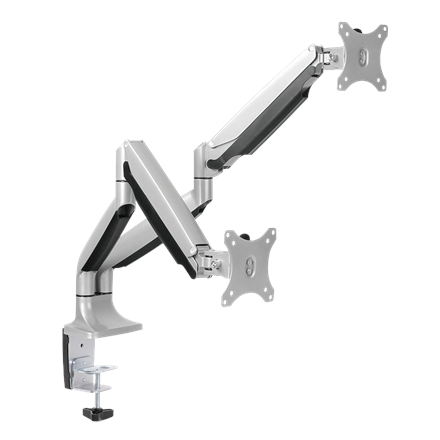Logilink BP0043 Dual Monitor Desk mount, 13"-32",gas spring, aluminum Logilink - 1