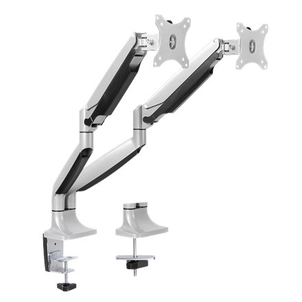 Logilink BP0043 Dual Monitor Desk mount, 13"-32",gas spring, aluminum Logilink - 7