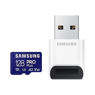 Karta SAMSUNG 128GB, PRO Plus MicroSD з adapterem SD, синя | Samsung