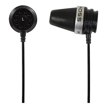 Koss | Sparkplug | Słuchawki | Przewodowe | Douszne | Z redukcją szumów | Czarne - 1