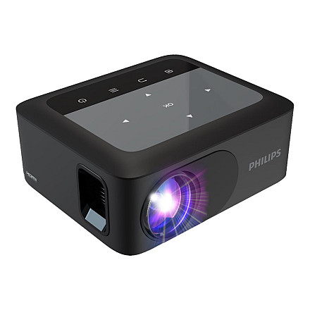 Philips | NeoPix 110 | HD ready (1280x720) | 100 ANSI lumenów | чорний | Wi-Fi - 5