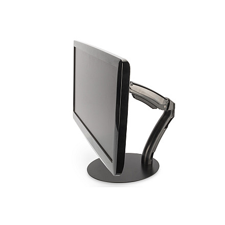 Digitus | Uchwyt biurkowy | Uniwersalny stojak na monitor LED/LCD ze sprężyną gazową | Pochylanie, obracanie, regulacja wysokości, obracanie | Czarny - 3