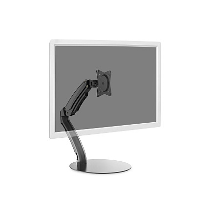 Digitus | Uchwyt biurkowy | Uniwersalny stojak na monitor LED/LCD ze sprężyną gazową | Pochylanie, obracanie, regulacja wysokości, obracanie | Czarny - 7