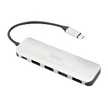 Digitus | Ładowanie | 4-portowy koncentrator USB typu C (USB 3.0) + PD