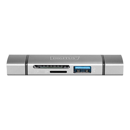 DIGITUS Podwójny czytnik kart Hub USB-C / USB 3.0, OTG Digitus - 3