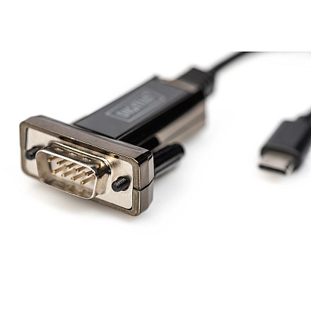 DIGITUS USB Type-C to Serial Adapter | Digitus | DIGITUS DA-70166 - adapter szeregowy - USB-C - RS-232 | DA-70166 - 5