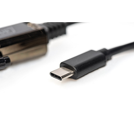 DIGITUS USB Type-C to Serial Adapter | Digitus | DIGITUS DA-70166 - adapter szeregowy - USB-C - RS-232 | DA-70166 - 4