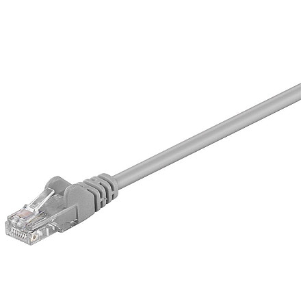 Goobay | CAT 5e | Kabel krosowy | Skrętka nieekranowana (UTP) | Męski | RJ-45 | Męski | RJ-45 | Szary | 20 m - 2