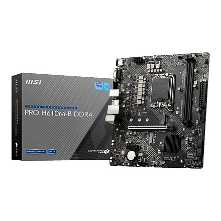 MSI PRO H610M-G Сімейство процесорів Intel Сокет процесора LGA1700 - 2