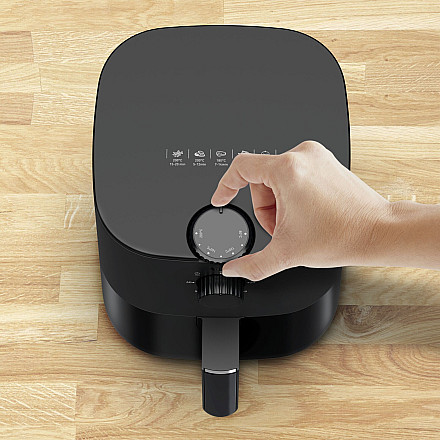 TEFAL | Frytkownica | Essential EY130815 | Moc 1400 W | Pojemność 3,5 L | Czarny - 2