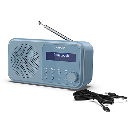 Sharp | Tokyo Digital Radio | DR-P420(BL) | Bluetooth | Niebieski | Przenośny | Połączenie bezprzewodowe - 5