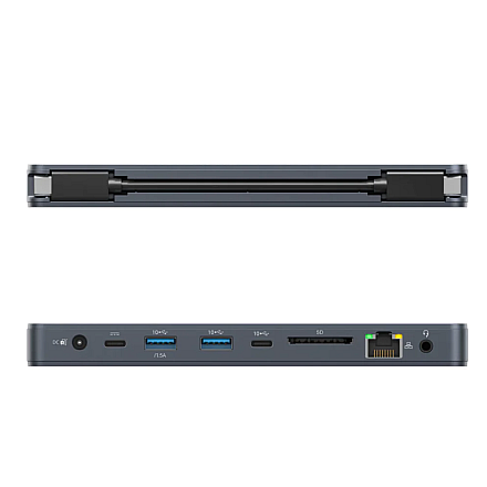 Hyper | HyperDrive Uniwersalna stacja dokująca Silicon Motion USB-C 10-w1 Dual HDMI | Ethernet LAN - 2