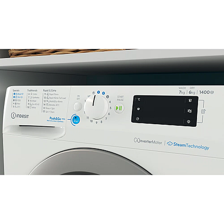INDESIT Пральна машина з сушкою BDE 76435 WSV EE - 2
