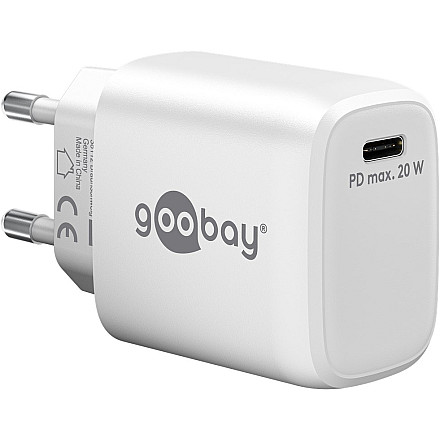 Goobay | 65406 Швидка зарядний пристрій Goobay USB-C PD GaN (20 W) - 1