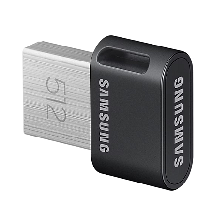 Samsung | FIT Plus | MUF-512AB/APC | 512 GB | USB 3.2 Gen 1 | сірий - 3