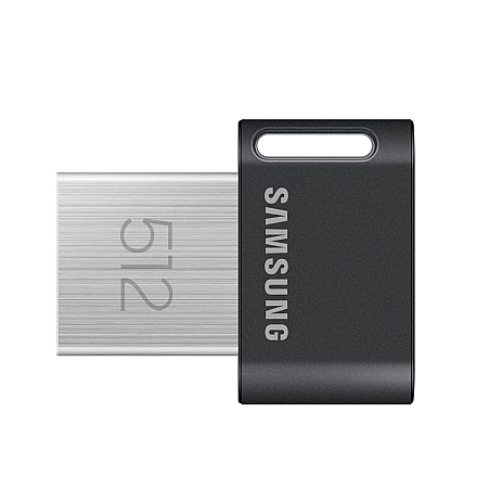 Samsung | FIT Plus | MUF-512AB/APC | 512 GB | USB 3.2 Gen 1 | сірий - 1
