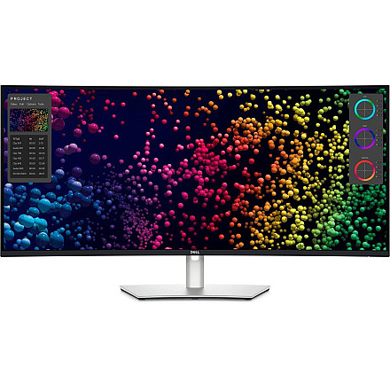 Dell | U4025QW | 40 " | IPS | 21:9 | 120 Hz | 8 ms | 5120 x 2160 pikseli | 450 cd/m² | Porty HDMI w ilości 1 | Srebrny - 3