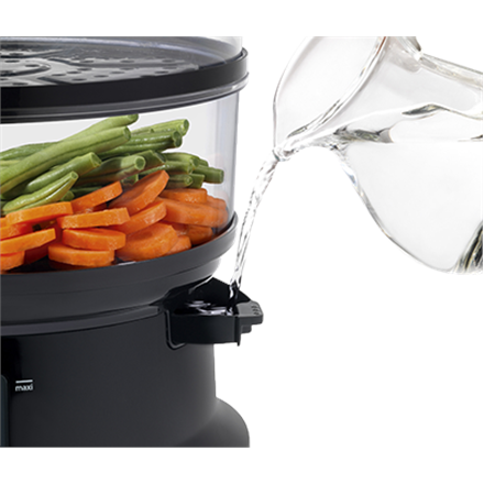 Parowar TEFAL | VC140135 | чорний | 900 W | Liczba koszy 2 | Gwarancja (m-c): 24 - 4