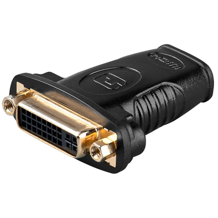 Адаптер wideo Goobay | 19-pinowe HDMI typu A | жіночі | 24+5-pinowe DVI | жіночі - 1