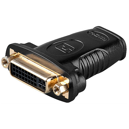Адаптер wideo Goobay | 19-pinowe HDMI typu A | жіночі | 24+5-pinowe DVI | жіночі - 3