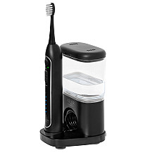 Adler | Szczoteczka soniczna 2 w 1 do nitkowania wodą | AD 2180b | Akumulatorowa | Dla dorosłych | Liczba główek szczoteczki w zestawie 2 | Liczba trybów szczotkowania zębów 1 | Czarna