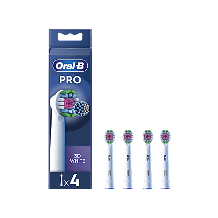 Oral-B Змінні головки для зубної щітки EB18-4 3D White Pro Головки - 1