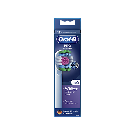 Oral-B Змінні головки для зубної щітки EB18-4 3D White Pro Головки - 3