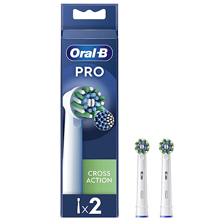Oral-B Змінні головки для зубної щітки EB50RX-2 Cross Action Pro - 1