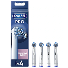 Oral-B Змінні головки для зубної щітки EB60X-4 Sensitive Clean Pro