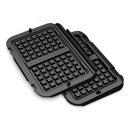 TEFAL OptiGrill Akcesoria do przekąsek i pieczenia | XA730810 | Ilość ciasta 1 | Gofry | Czarny - 1