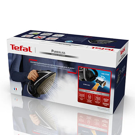TEFAL FV8062 Puregliss Парова праска 3000 Вт - 6