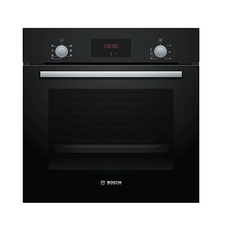 Bosch | Piekarnik | HBF133BA0 | 66 L | Elektryczny | EcoClean | Pokrętła | Wysokość 59,5 cm | Szerokość 59,4 cm | Czarny - 1