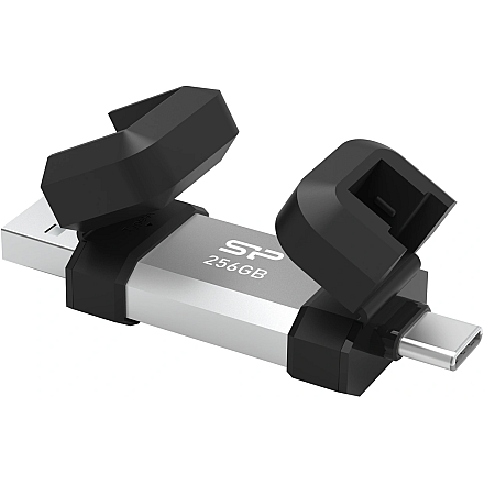 Silicon Power Dual USB Drive Mobile C51 256 GB - 3