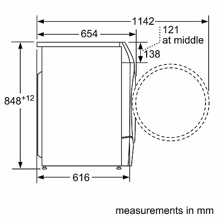 Bosch Пральна машина з сушкою WNC254A0SN - 6