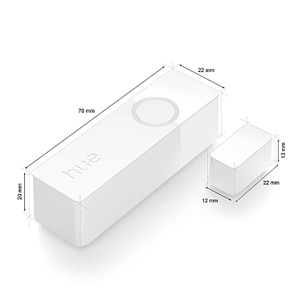 Philips Hue | Czujnik kontaktowy, opakowanie 2 szt. | білий - 3