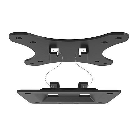 Digitus | Uchwyt ścienny | DA-90303-1 | Stały | Maksymalna waga (udźwig) 18 kg | Czarny - 2