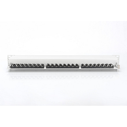 Panel krosowy Digitus | CAT 6A, ekranowany, 1U, 24-portowy | RJ45, 8P8C | сірий - 4