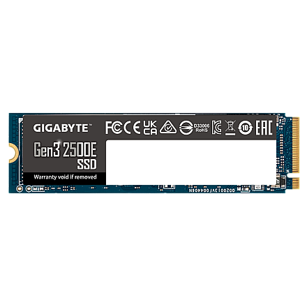 Gigabyte G325E1TB | 1000 GB | Interfejs SSD PCIe 3.0x4, NVMe1.3 | Prędkość odczytu 2400 MB/s | Prędkość zapisu 1800 MB/s - 1
